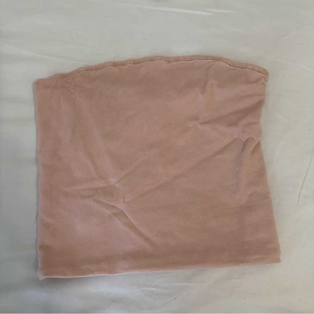 Brandy Melville Soft Pink Strapless Top